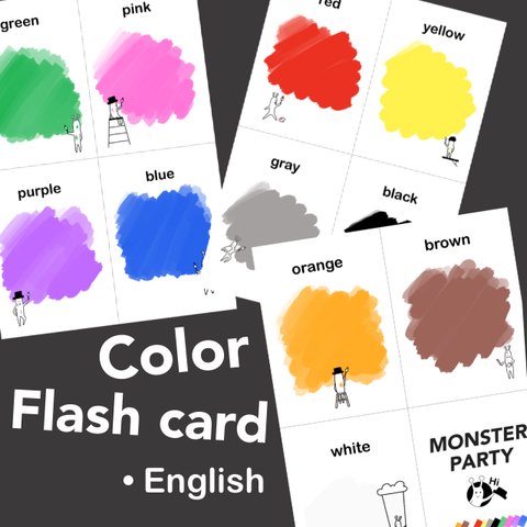 Color Flash cards
