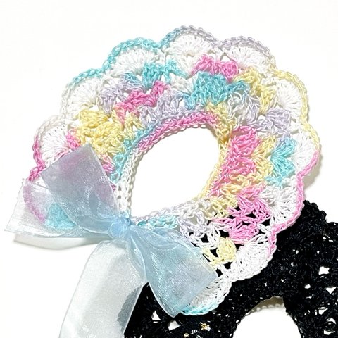 限定! Flower frill collar ~ 牛丸モデル② ~