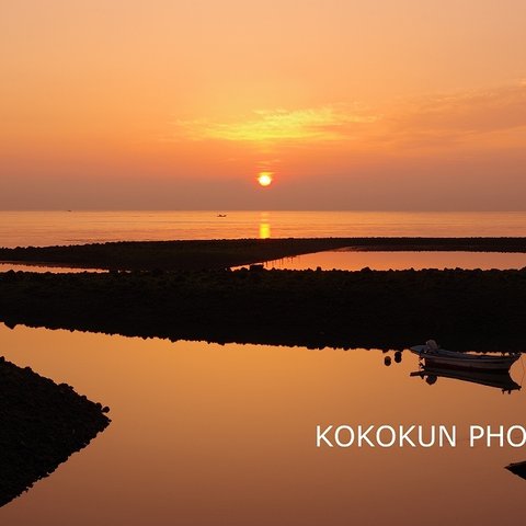 H36 有明海の朝の風景「静かな朝」
