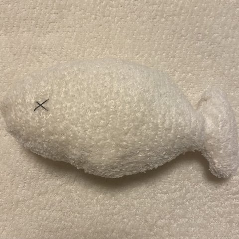 ふわもの　さかなみたいな？　ぬいぐるみ　ハンドメイド　ベビートイ　魚　出産　祝い　プレゼント