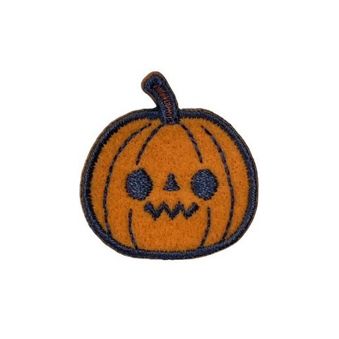 刺繡ワッペン　ハロウィン【ジャック】