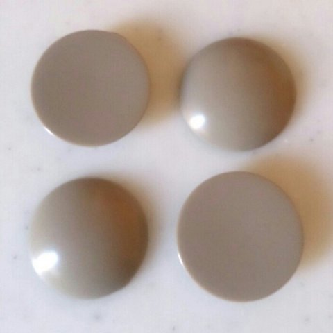 Vintage Grey Beige 28mm Cabochons 《6235》