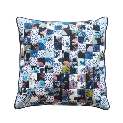 patchwork cushion cover