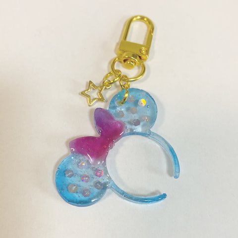 カチューシャチャーム レジン