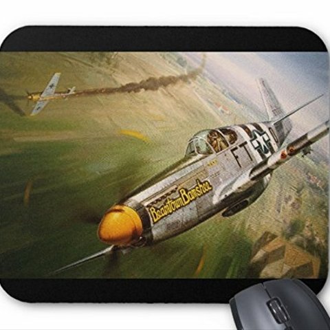 ドッグファイトを行なう戦闘機のマウスパッド：フォトパッド（世界の戦闘機シリーズ）
