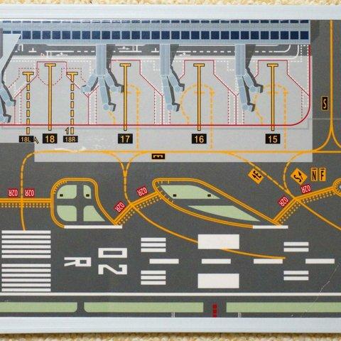 空港柄ホワイトボードRWY02R