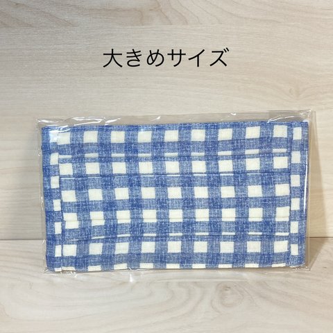 大きめサイズ布マスク プリーツ型 1枚600円