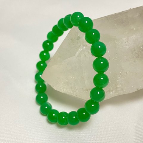 クリソプレーズのブレスレット　　（CHRYSOPRASE-2）