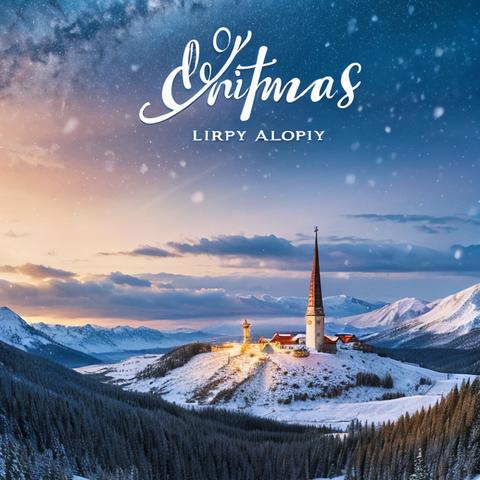 クリスマスカード　CHRISTMAS CARD　幻想的な風景