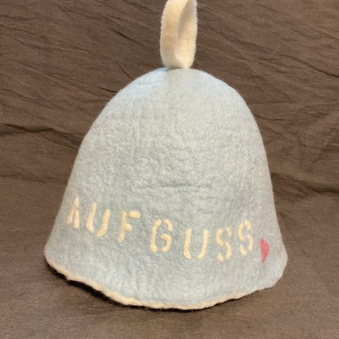 サウナハット　可愛いAUFGUSS 