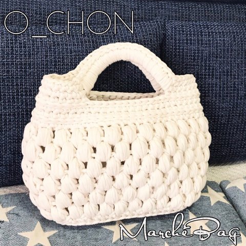 《再販》marché bag＊パフステッチ