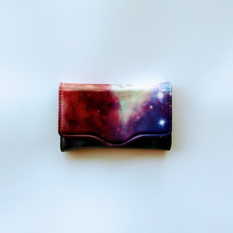 Galaxy Key Case - Cosmic Pink -｜銀河柄キーケース【名入れ可♪】