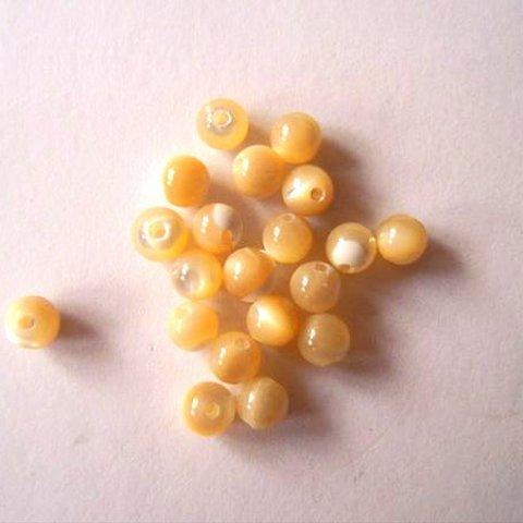 【40ヶ】【マザーパール】ブラウン3mm/40ヶ(20ヶ×2パック)