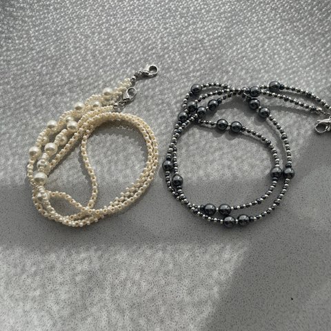 ◯ beads mask chain(ペアルック.シミラールック) ◯