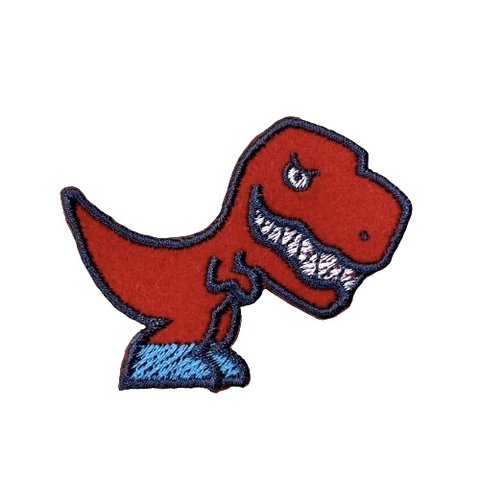 刺繡ワッペン　恐竜【ティラノサウルス】