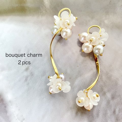 ２pcs★charm・ bouquet  tassel（ブーケチャーム)