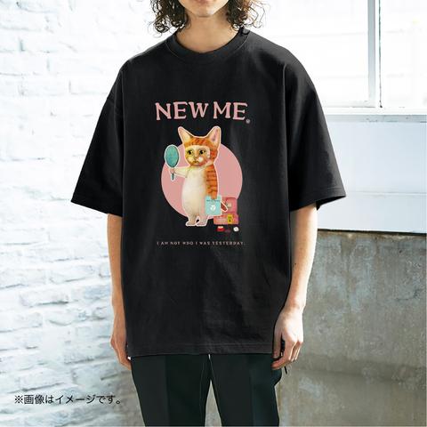 厚みのあるBIGシルエットTシャツ「NEW ME 週2回のお楽しみ。」  /送料無料