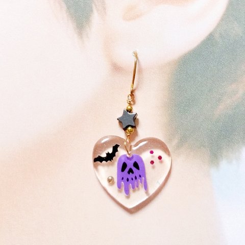 No.1882  ハロウィンピアス☆