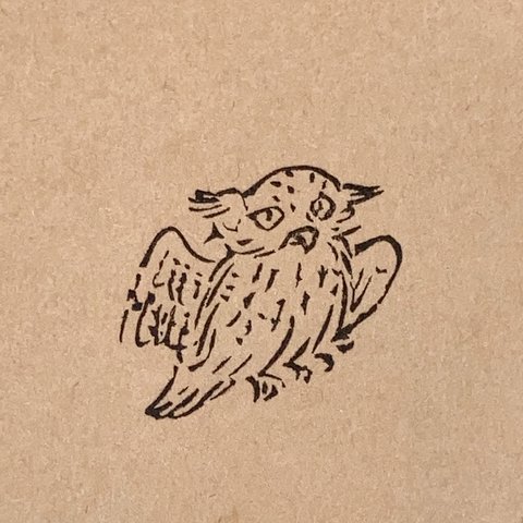 鳥獣戯画　フクロウ