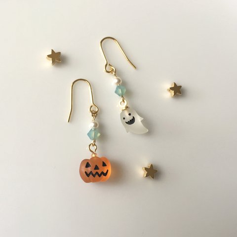 ハロウィン★ピアス/ノンホールピアス #ハロウィン