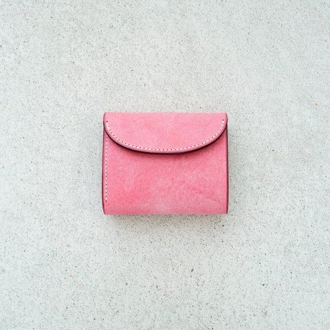 flap mini wallet [ ALASKA_pink ]