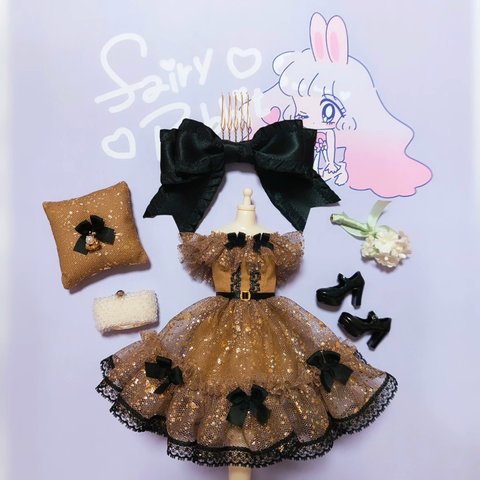 『twinkle ribbon🎀』ドレスセット
《エムコロンショップさん限定カラー》