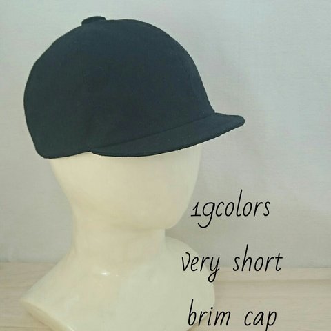 19colors  very short brim cap