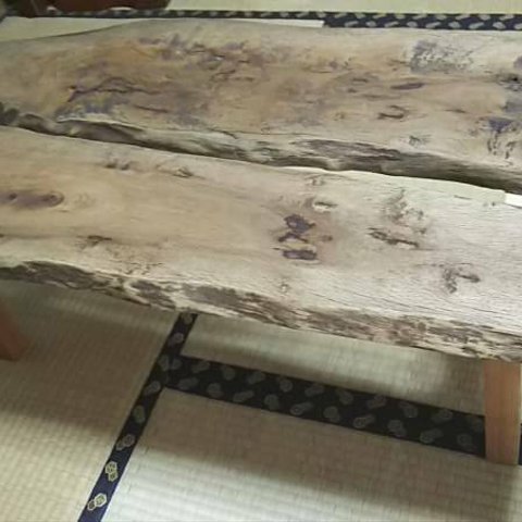木製 テーブル 白樫 アンティーク調