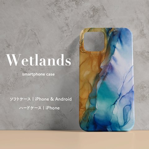 【Wetlands】スマホケース　｜　受注生産