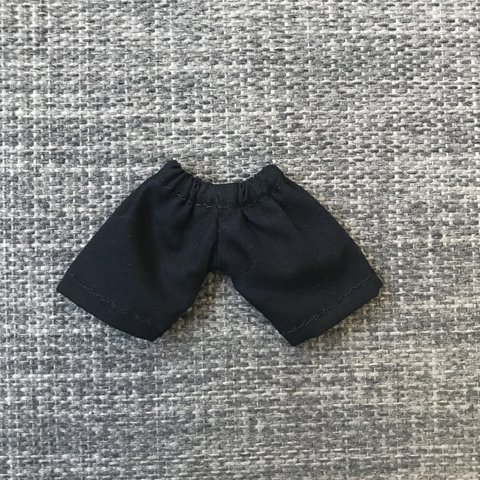 オビツ11 ハーフパンツ　black cotton