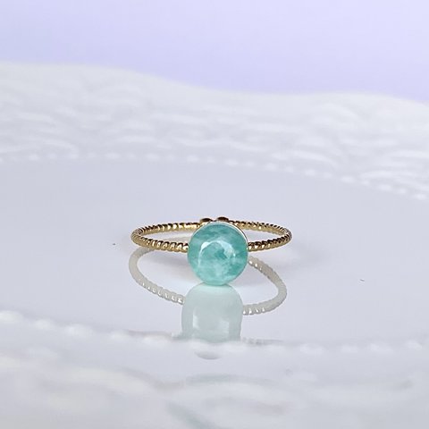 ❇︎ 天然石 ❇︎ アマゾゾナイトのリング  Minette☆ RING080  ❇︎ フリーサイズ 指輪 ❇︎