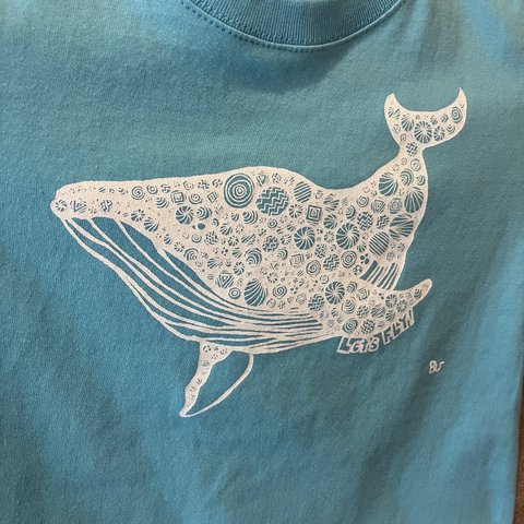 Let's FLY!  キッズTシャツ　ユニセックス　サイズ110  水色