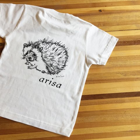 名前入りTシャツ★ハリネズミ★　Tシャツ