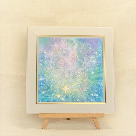 ☆ヒカリのカタチ☆20ｃｍ角　オーダーメイドパステルアート