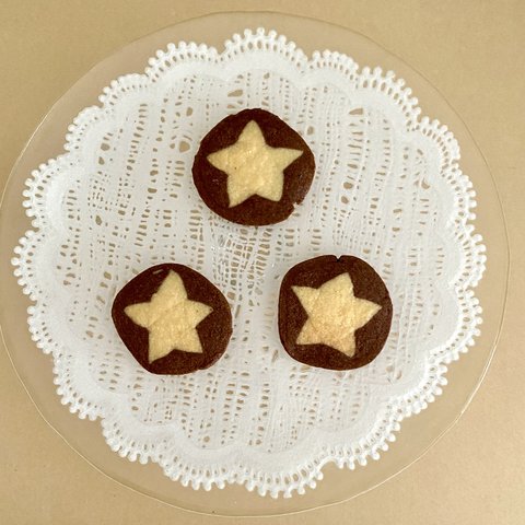 クッキー　星柄　3枚