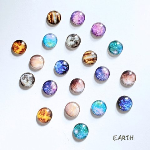 EARTH　果てしなき宇宙　ピアス　イヤリング　ノンホール