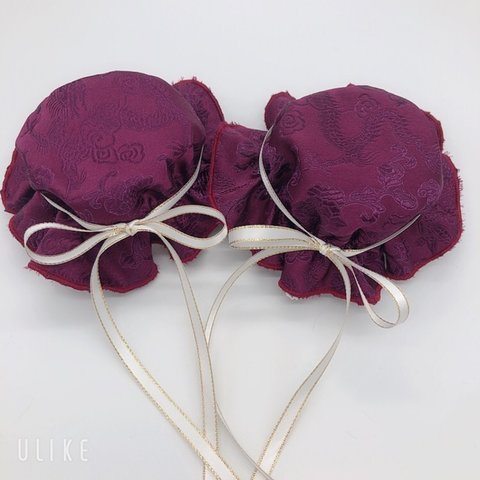 チャイナシニヨン　紫