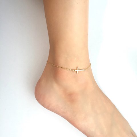 anklet/シンプルクロス