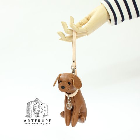 Cucciolo Toy Poodle レッド 本革のクッチョロ トイプードル ミニポーチ