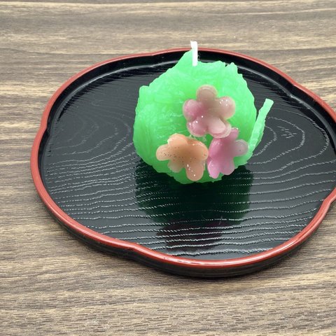 和菓子　キャンドル　お花　2