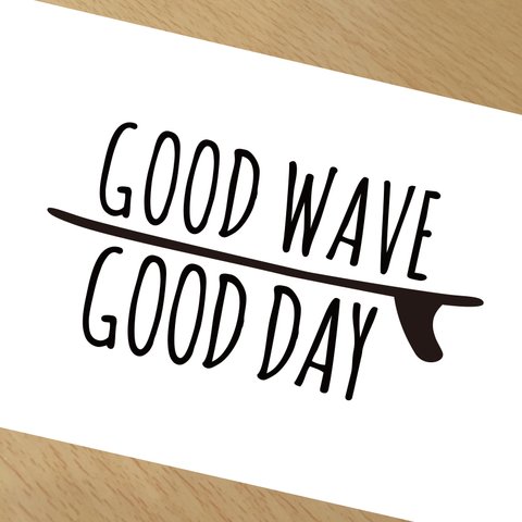 GOOD WAVE GOOD DAY ステッカー