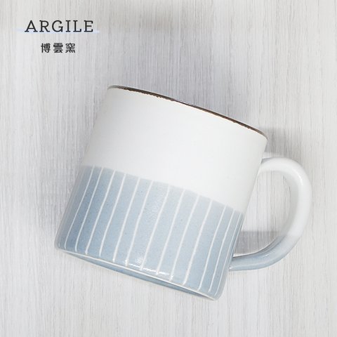 ※受注生産分※砥部焼 おしゃれ マグカップ 「ARGILE （アルジル） ロングマグ」 コーヒーカップ 陶器 手作り 窯元 博雲窯 hakuun-ar-101