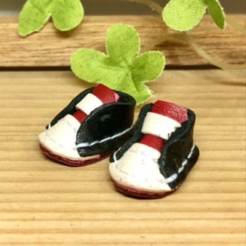 森き　ミニチュア3色ブーツ　　　miniature boots.