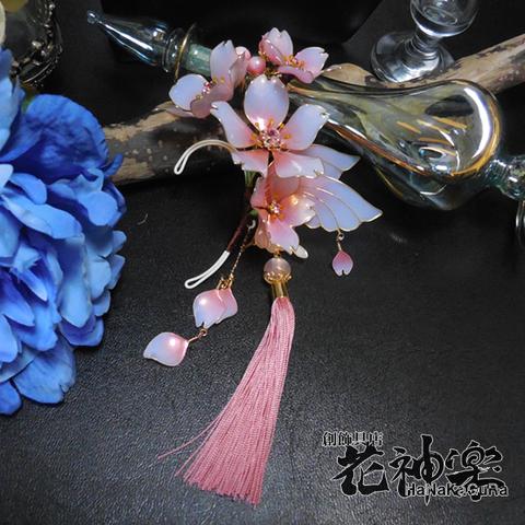 桜公主の花舞イヤーフック-左侍-