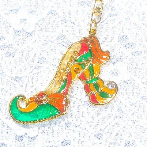 キーホルダー、プリンセス の ハイヒール ( アジアン )、靴、送料無料♪