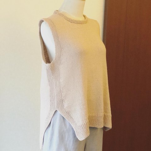 organic cottonのベスト【受注作成】