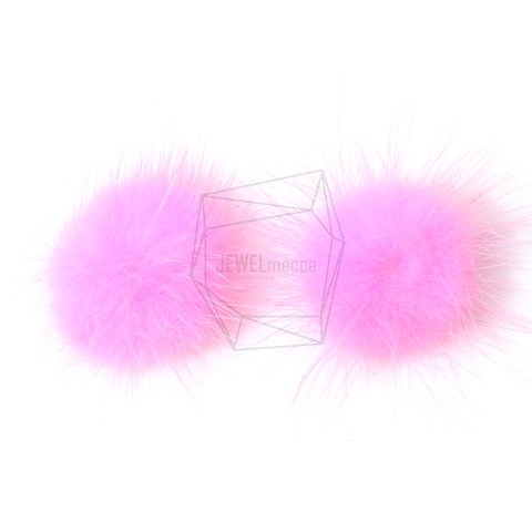 BSC-061-G【4個入り】ミンクファーピンク,mini Mink Ball(Pink)