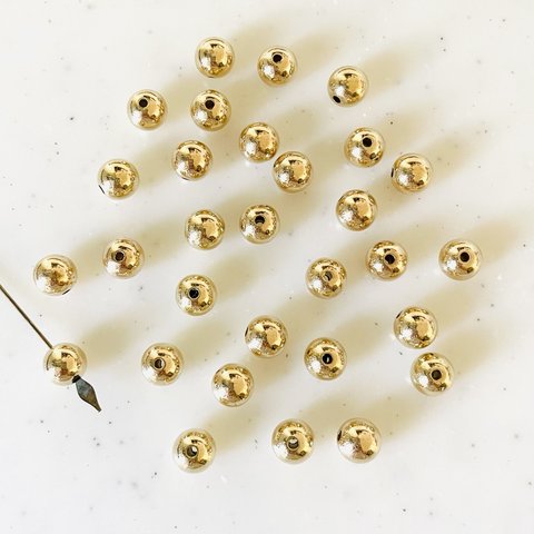 Gold 8mm Beads