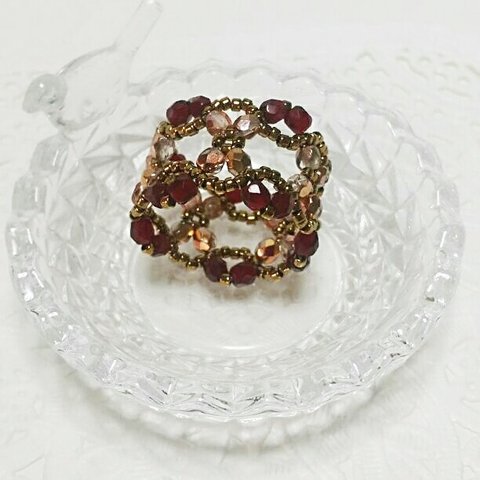 lacy ring　～ルビー～