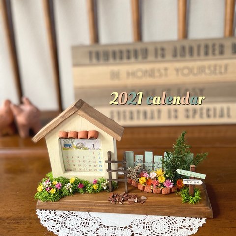 2021カレンダー♡miniature Garden